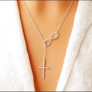 INFINITY CROSS NECKLACE